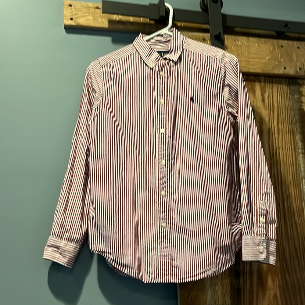 Ralph Lauren Boys Button Down Shirt- Like New